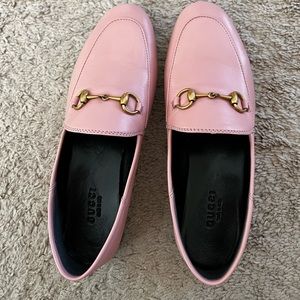 Gucci Brixton Leather Horsebit Loafers